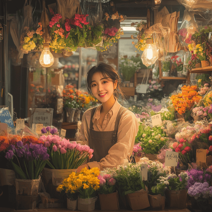 꽃집 배송 사례